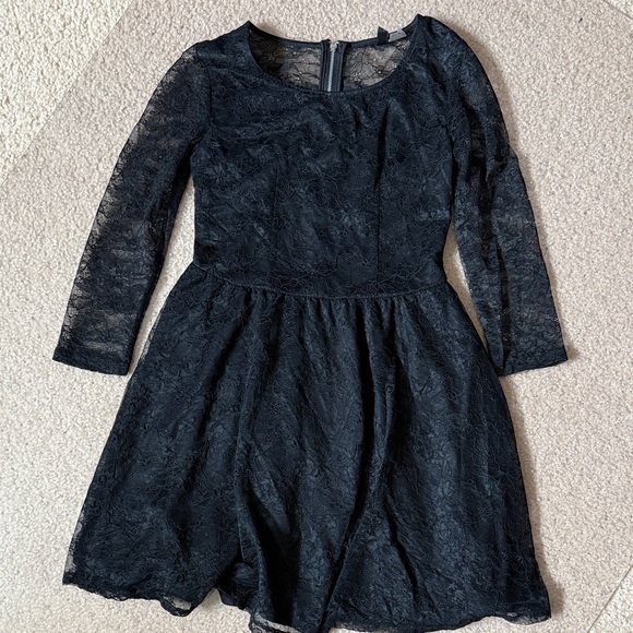Divided Dresses & Skirts - Divided Black Lace Kids Formal Dress